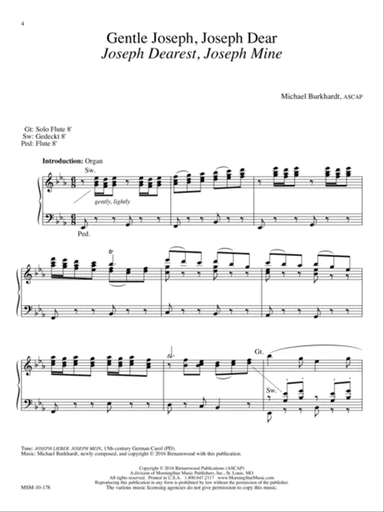 Gentle Joseph, Joseph Dear/Joseph Dearest, Joseph Mine (Downloadable)