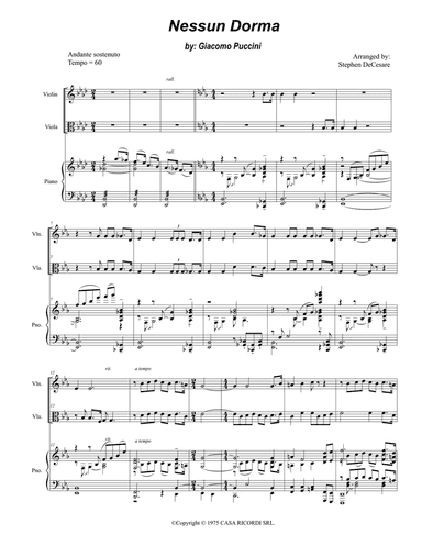Nessun Dorma