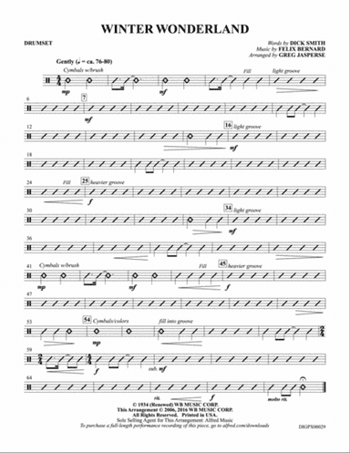 Winter Wonderland: Drumset