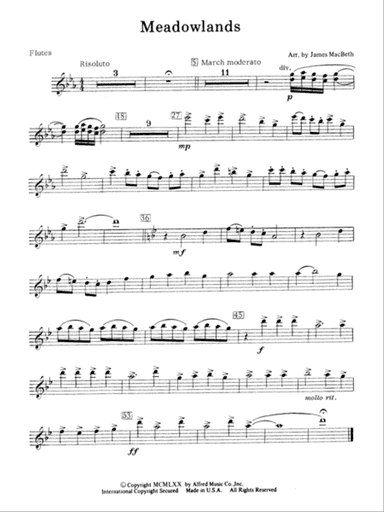 Meadowlands: Flute
