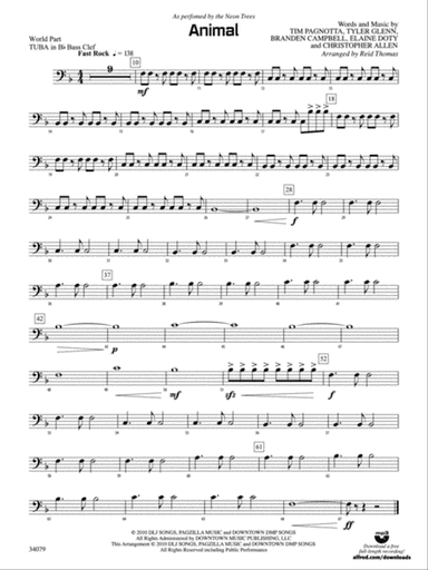 Animal: (wp) B-flat Tuba B.C.