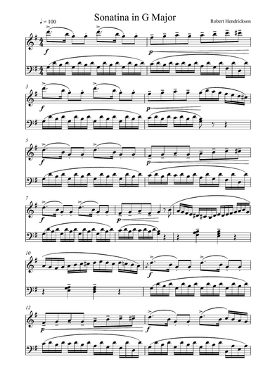 Sonatina in G Major