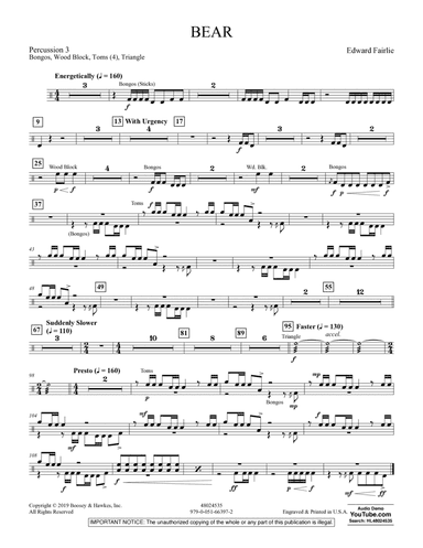 Bear - Percussion 3