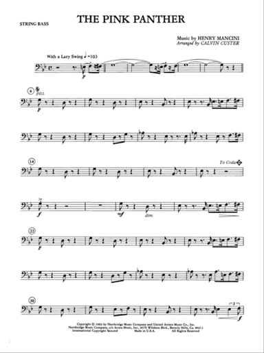 The Pink Panther: String Bass