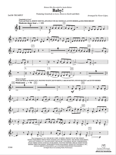 Baby!: 2nd B-flat Trumpet