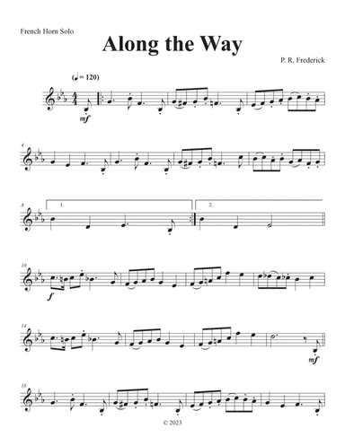 Along the Way (French Horn Solo)
