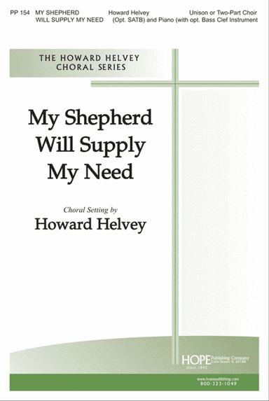 My Shepherd Will Supply My Need