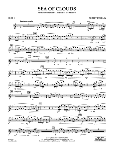 Sea of Clouds - Oboe 1
