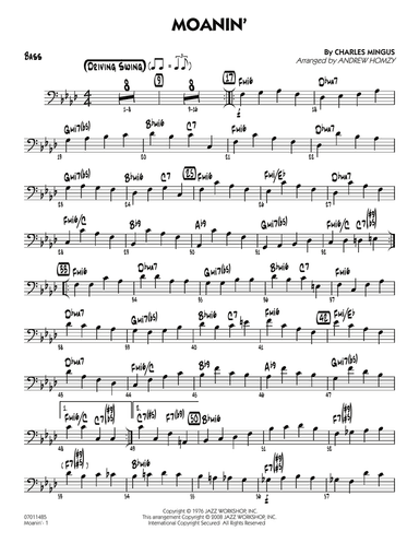Moanin' - Bass