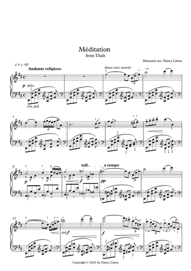 Méditation, from Thaïs (Massenet)