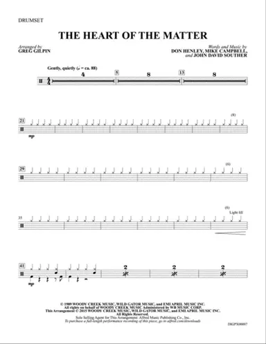 The Heart of the Matter: Drumset