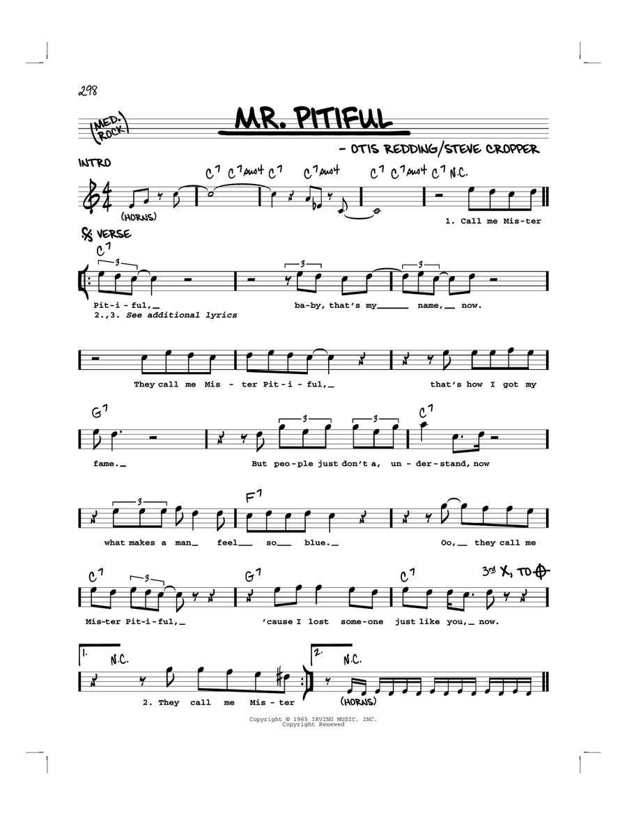 Mr. Pitiful
