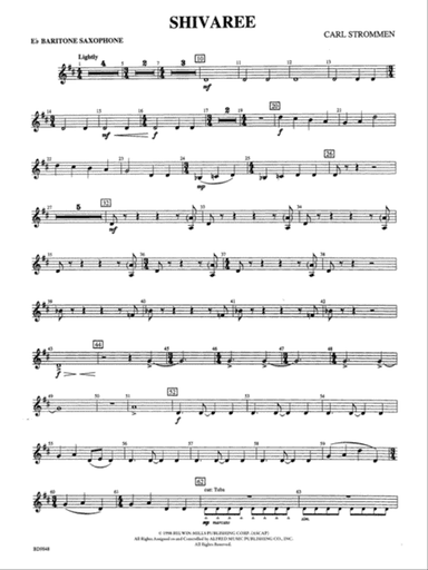 Shivaree: E-flat Baritone Saxophone