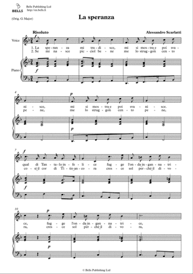La speranza (F Major)