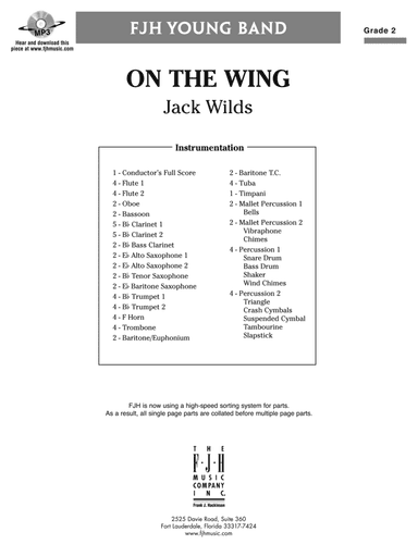 On the Wing: Score