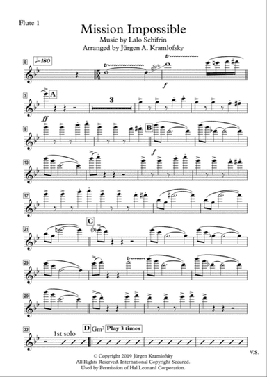 Mission: Impossible Theme from the Paramount Television Series MISSION: IMPOSSIBLE