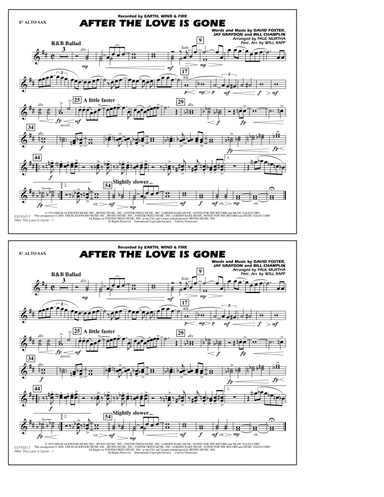 After the Love Has Gone (arr. Paul Murtha) - Eb Alto Sax