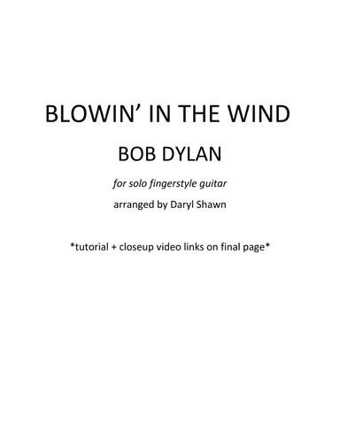 Blowin' In The Wind