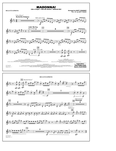 Madonna! (arr. Matt Conaway) - Bells/Xylophone