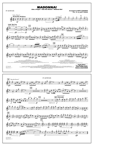 Madonna! (arr. Matt Conaway) - Eb Alto Sax
