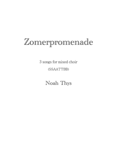 Zomerpromenade