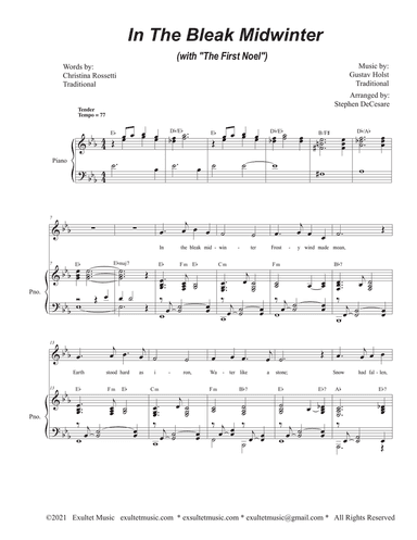 In The Bleak Midwinter (with "The First Noel") (Unison choir)