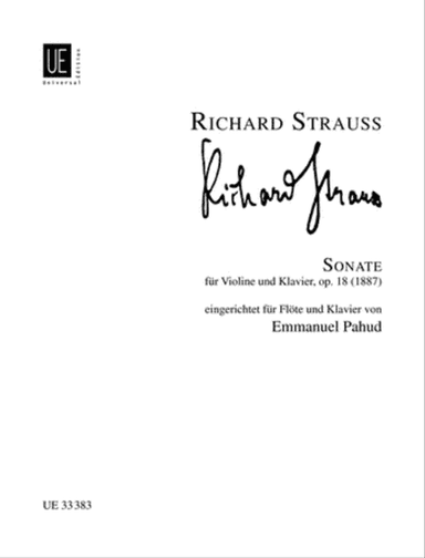 Sonata For Flute And Piano