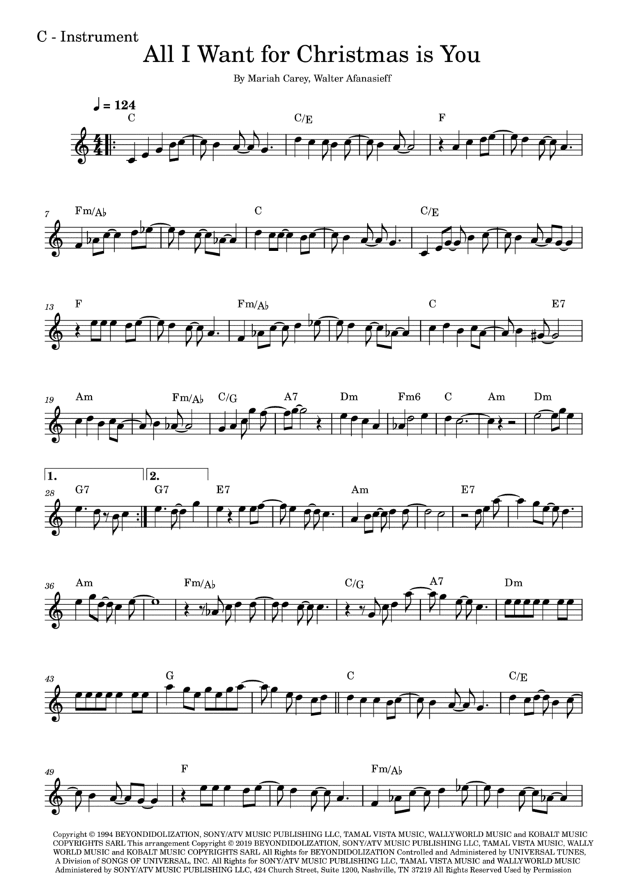 All I Want For Christmas Is You