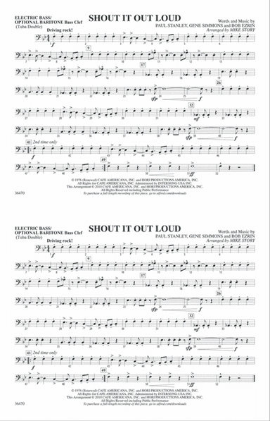 Shout It Out Loud: Electric Bass