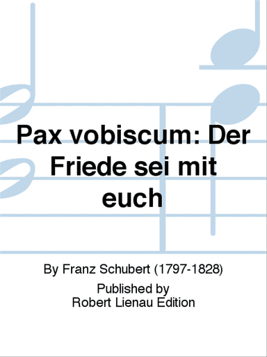 Pax vobiscum: Der Friede sei mit euch