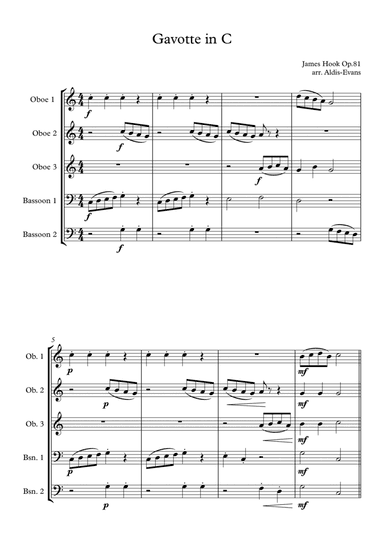 Gavotte in C