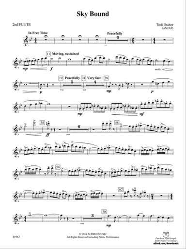 Sky Bound: 2nd Flute