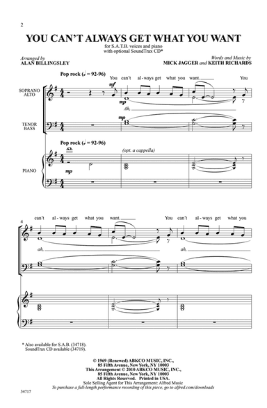 You Can't Always Get What You Want