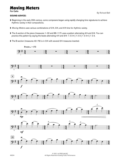Moving Meters (Sound Innovations Soloist, Cello)
