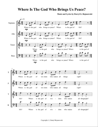 Where Is the God Who Brings Us Peace