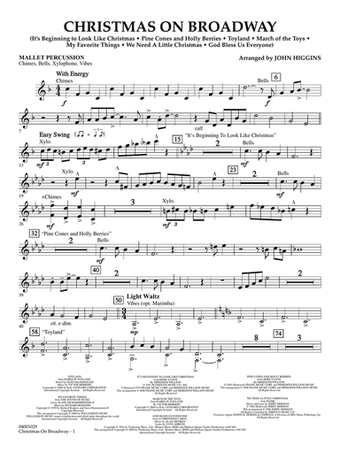 Christmas on Broadway - Mallet Percussion