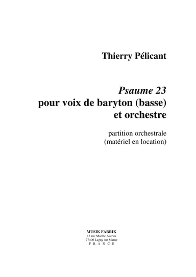 Psaume 23