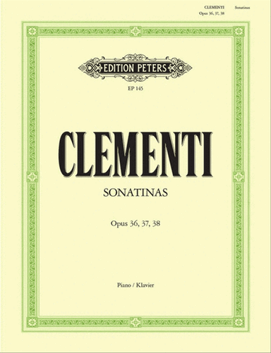 Clementi - Sonatinas Op 36 37 38