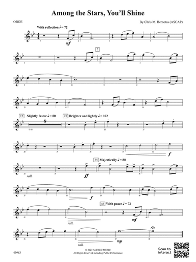 Among the Stars, You'll Shine: Oboe