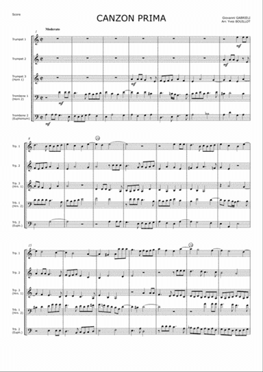 Canzon Prima