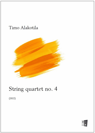 String quartet no. 4 - Score & parts