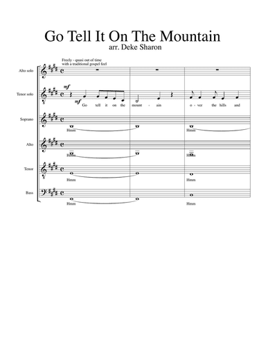 Go Tell It On The Mountain