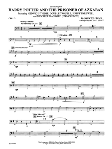 Harry Potter and the Prisoner of Azkaban: Cello