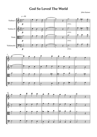 God So Loved The World