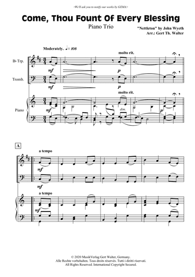 Come, Thou Fount Of Every Blessing