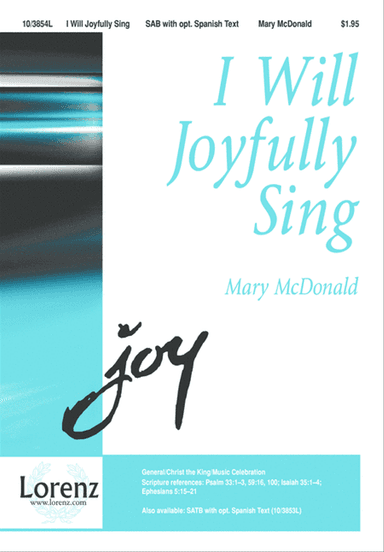 I Will Joyfully Sing