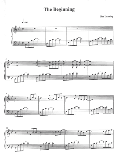The Beginning (Intermediate Piano Solo)