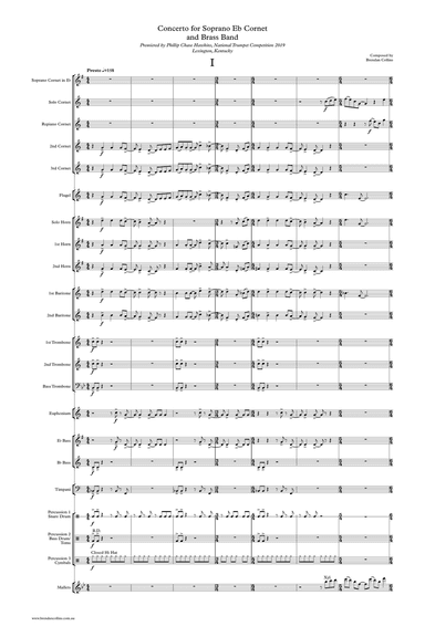 Concert for Soprano Eb Cornet