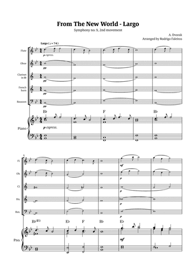 Largo (2nd movement of the Symphony no. 9 'From The New World')