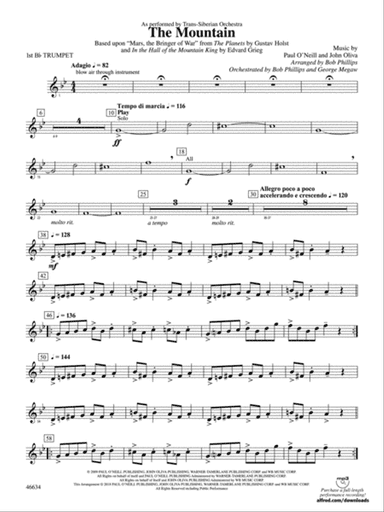 The Mountain: 1st B-flat Trumpet